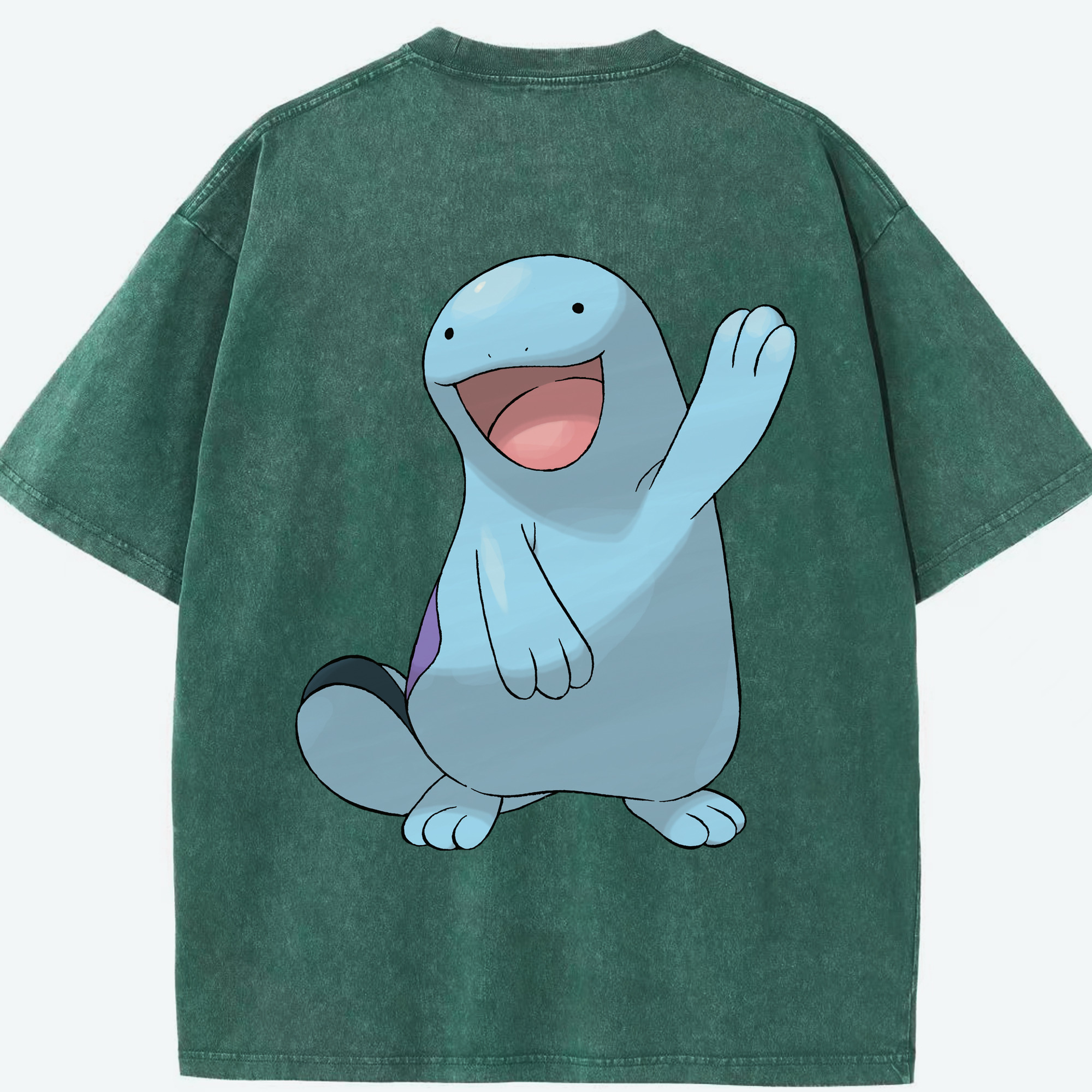（画像用） ポケットモンスター Pokémon 綿100% ヴィンテージ風 半袖Tシャツ（背面プリント）